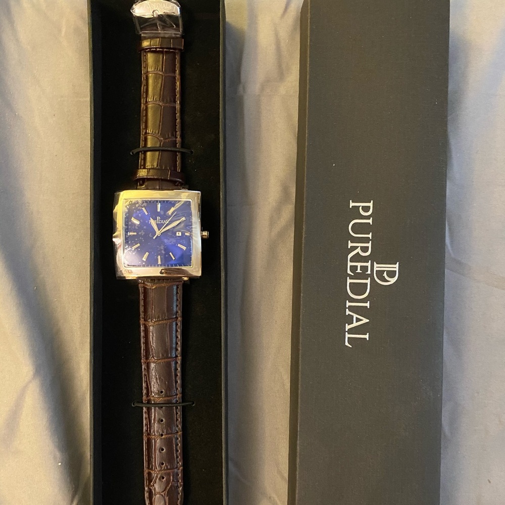 PUREDIAL THE SQUARE LEGACY - BLUE/SILVER NIB